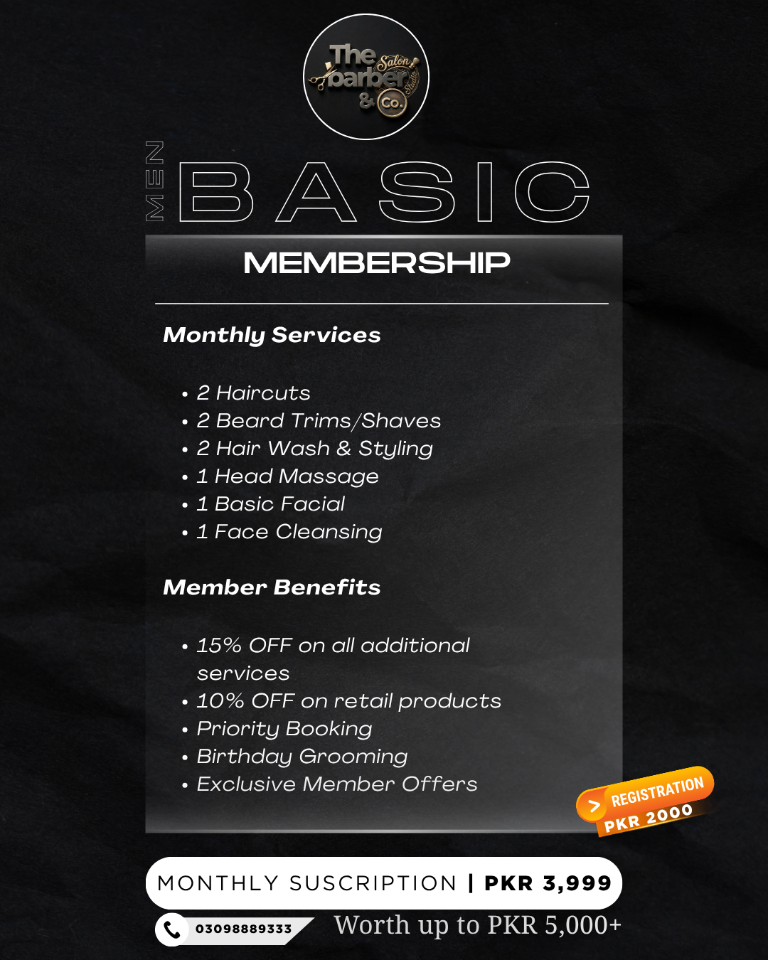 MEN'S GROOMING MEMBERSHIP