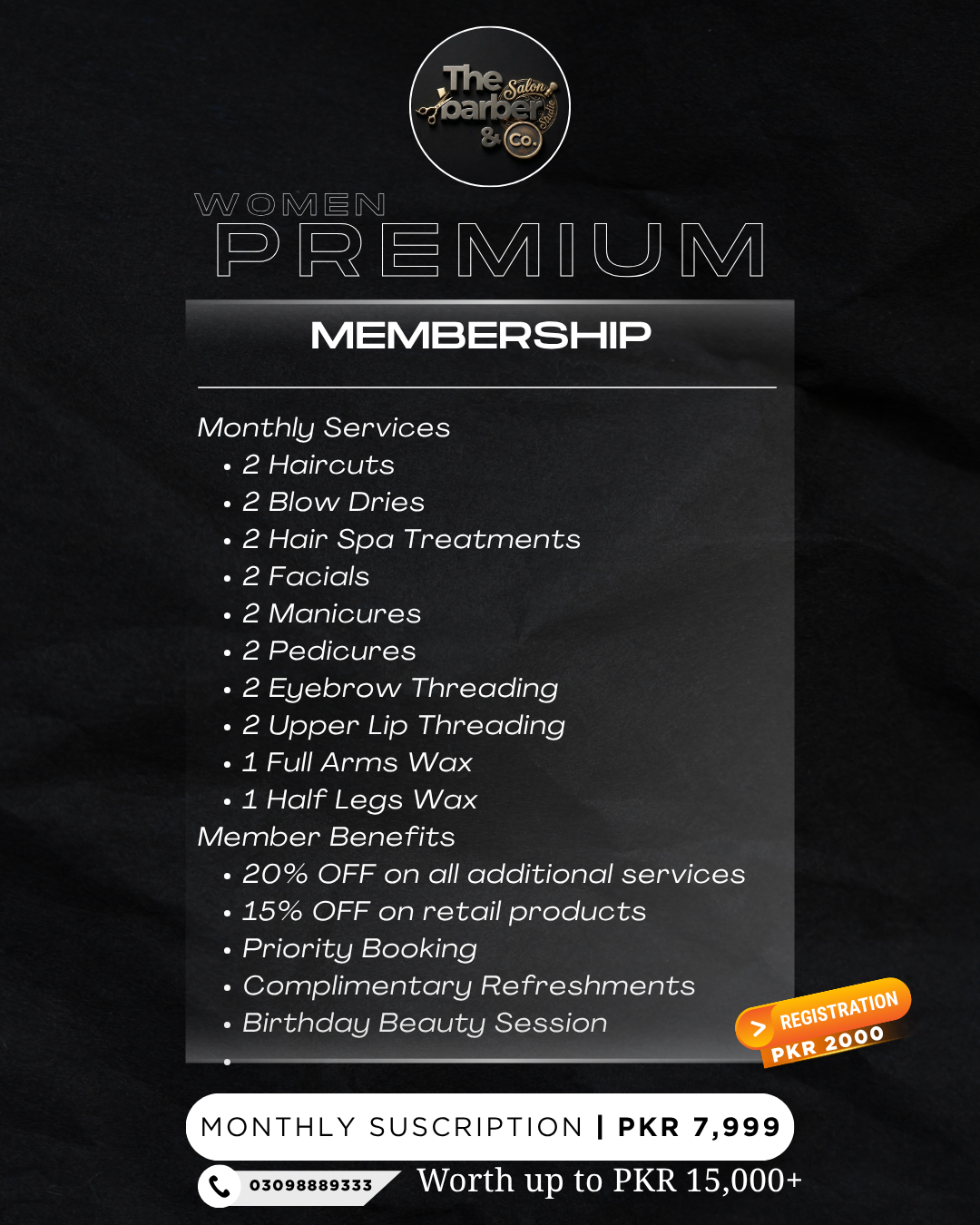 Women's Grooming Membership